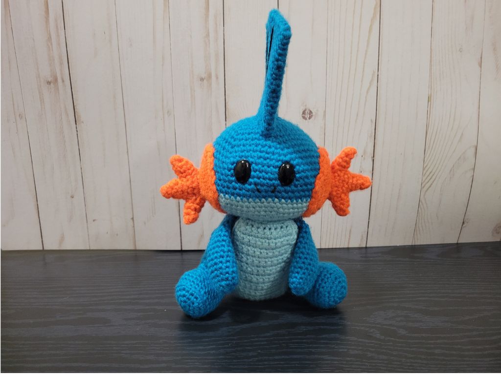 Mudkip Free Amigurumi Pattern