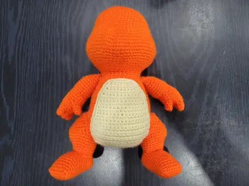 Charmander's legs being attached to his body
