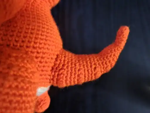Charmander's Tail  being attached