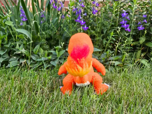 Finished Charmander back view